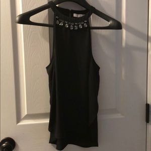 1. State halter shirt with rhinestones